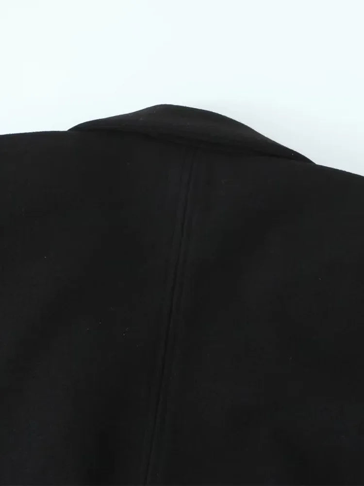 Rubee Women's Trench Coat Open-Stitch Long Polyester