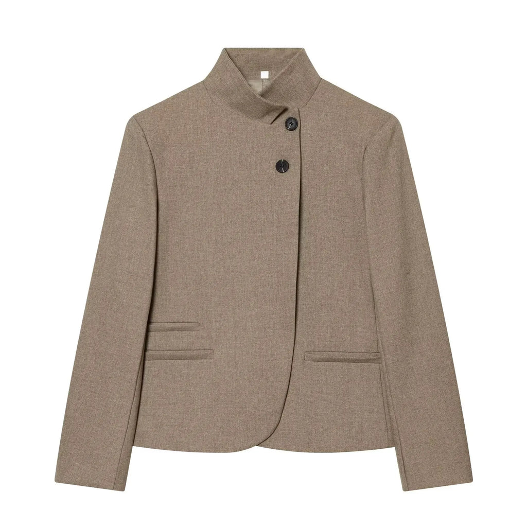 Elegant Travel Blazer - Women's Lightweight Spring Jacket