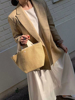 Beige White